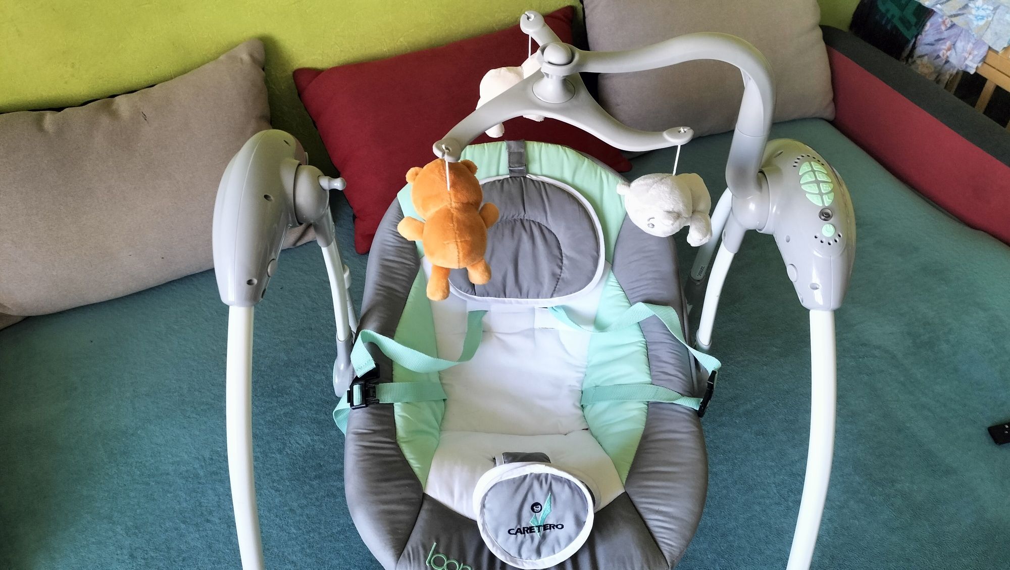 Крісло гойдалка Caretero Loop Graphite