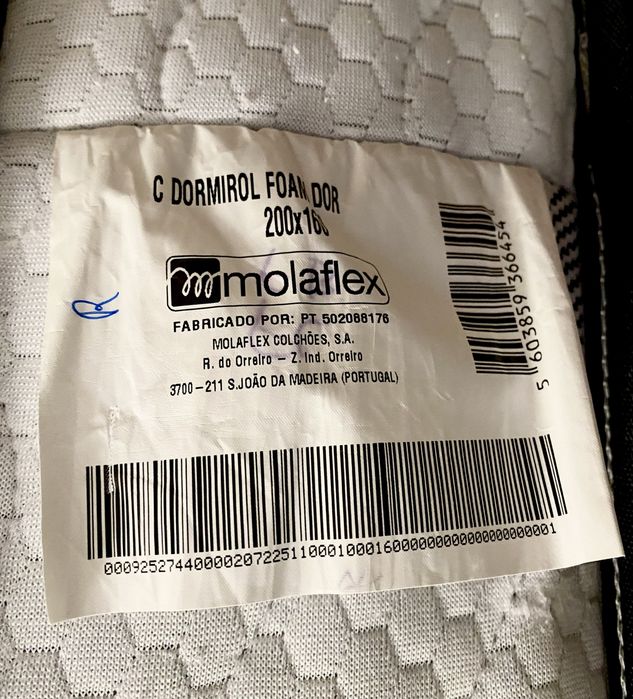 Colchão de espuma 200x160