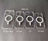 Чохол MagSafe Clear Case прозорий акриловий кейс айфон iPhone 13 Pro