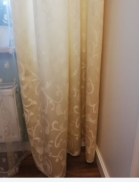 Zasłony ecrii 2 sztuki