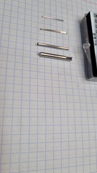 Набор сменных лезвий для часовых отверток "Т" образной формы, новые