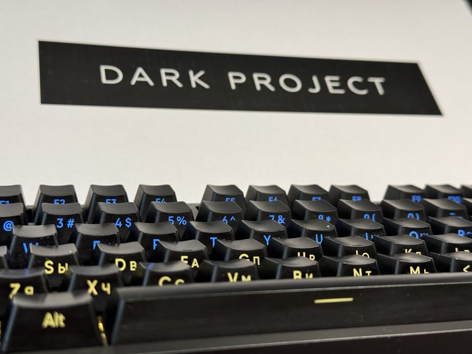 Легендарна клавіатура Dark Project KD87A | Sapphire Geteron Red Switch