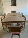 mesa antiga grande para jardim