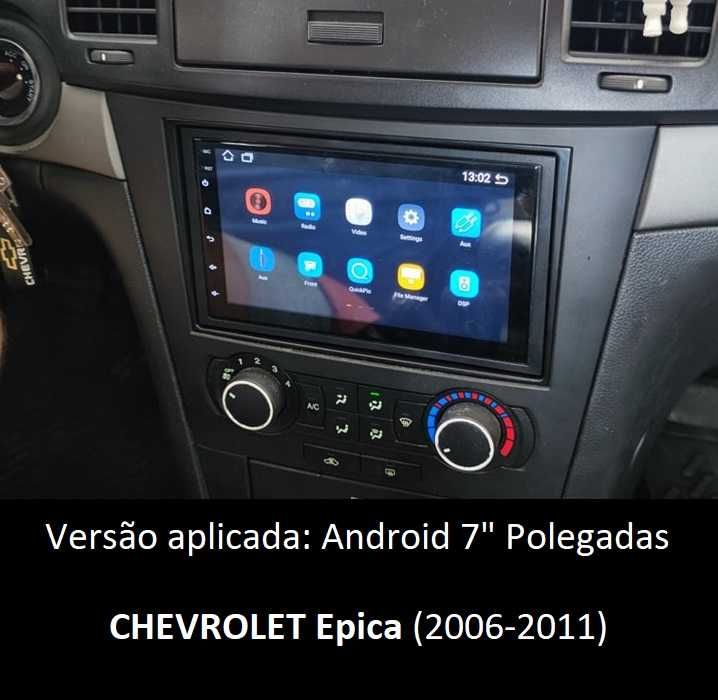 (NOVO) Rádio 2DIN • CHEVROLET • Aveo • Captiva • Epica • Android GPS