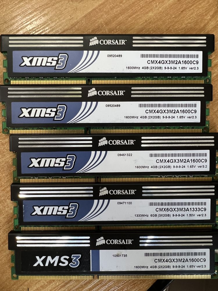 Оперативна пам'ять DDR3  2GB. 1333, 1600MHz