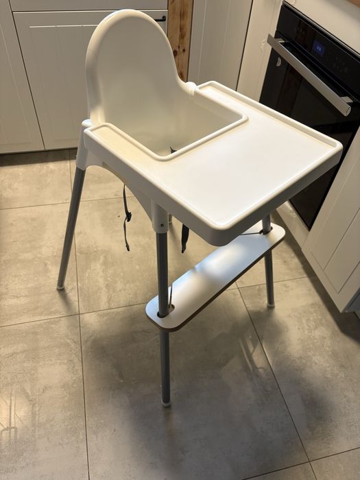 Krzesełko do karmienia ikea Antilop z podnóżkiem