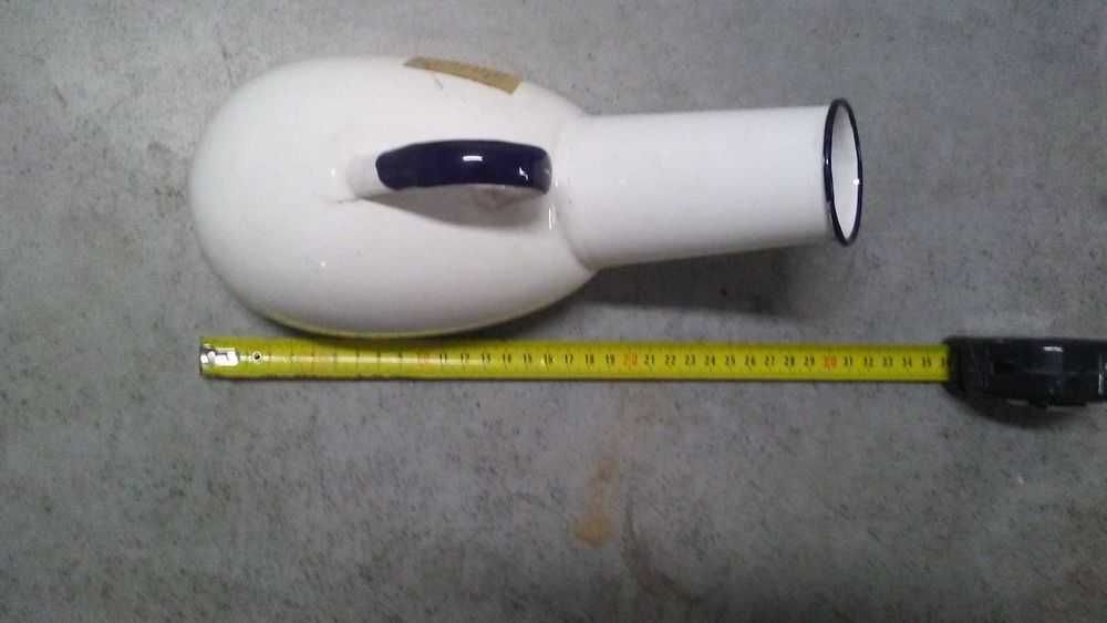 Metalowa męska kaczka na mocz dla osoby chorej starsze leżącej mężczyz