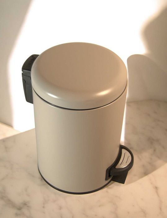 Kosz łazienkowy Wenko Leman Matt 3L beżowy