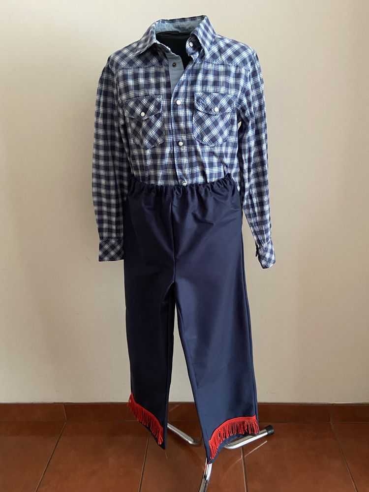Dziki Zachód strój kowbojki na wzrost 140 cm.