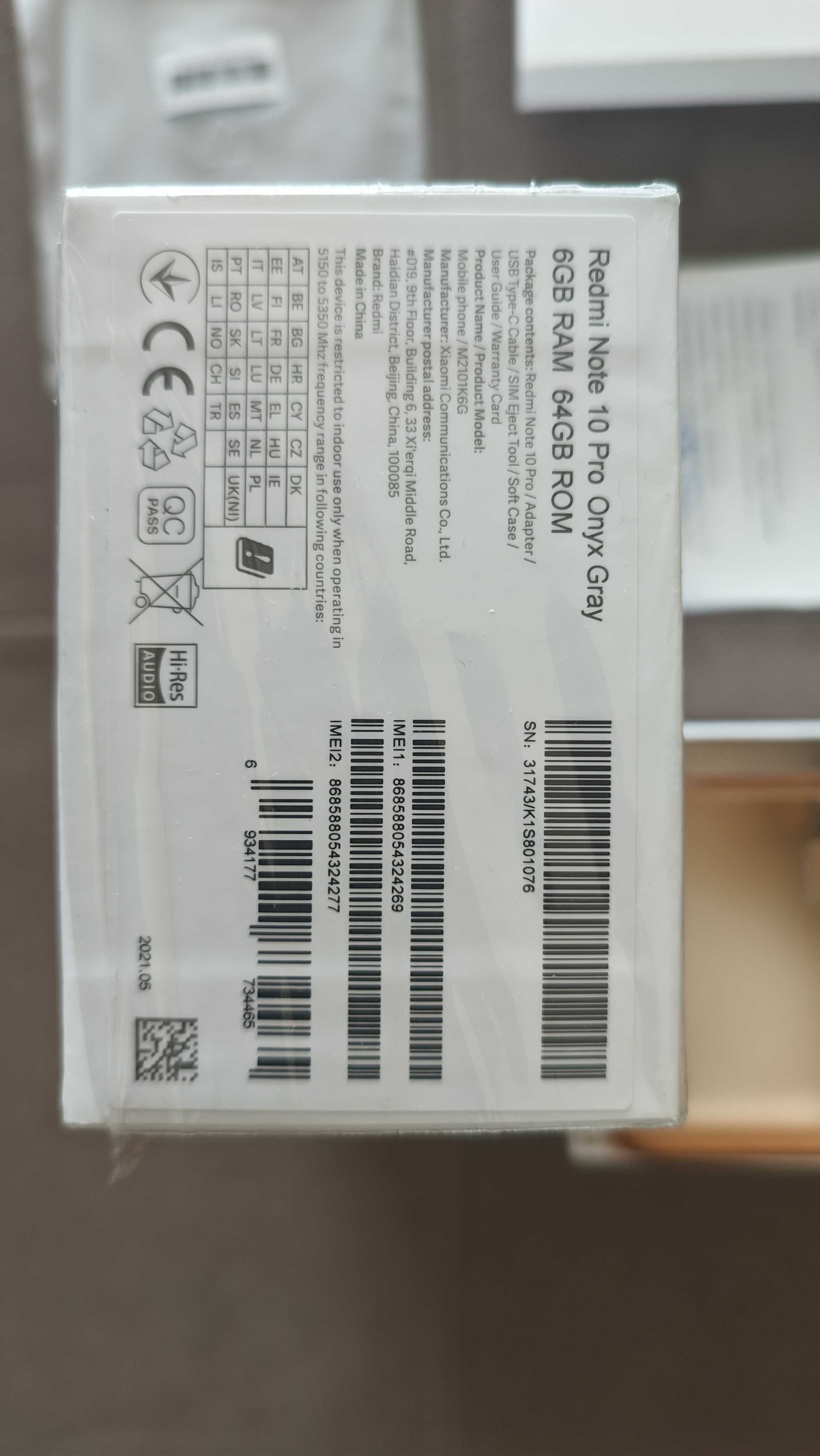 Xiaomi Redmi Note 10 Pro Оnyx Gray