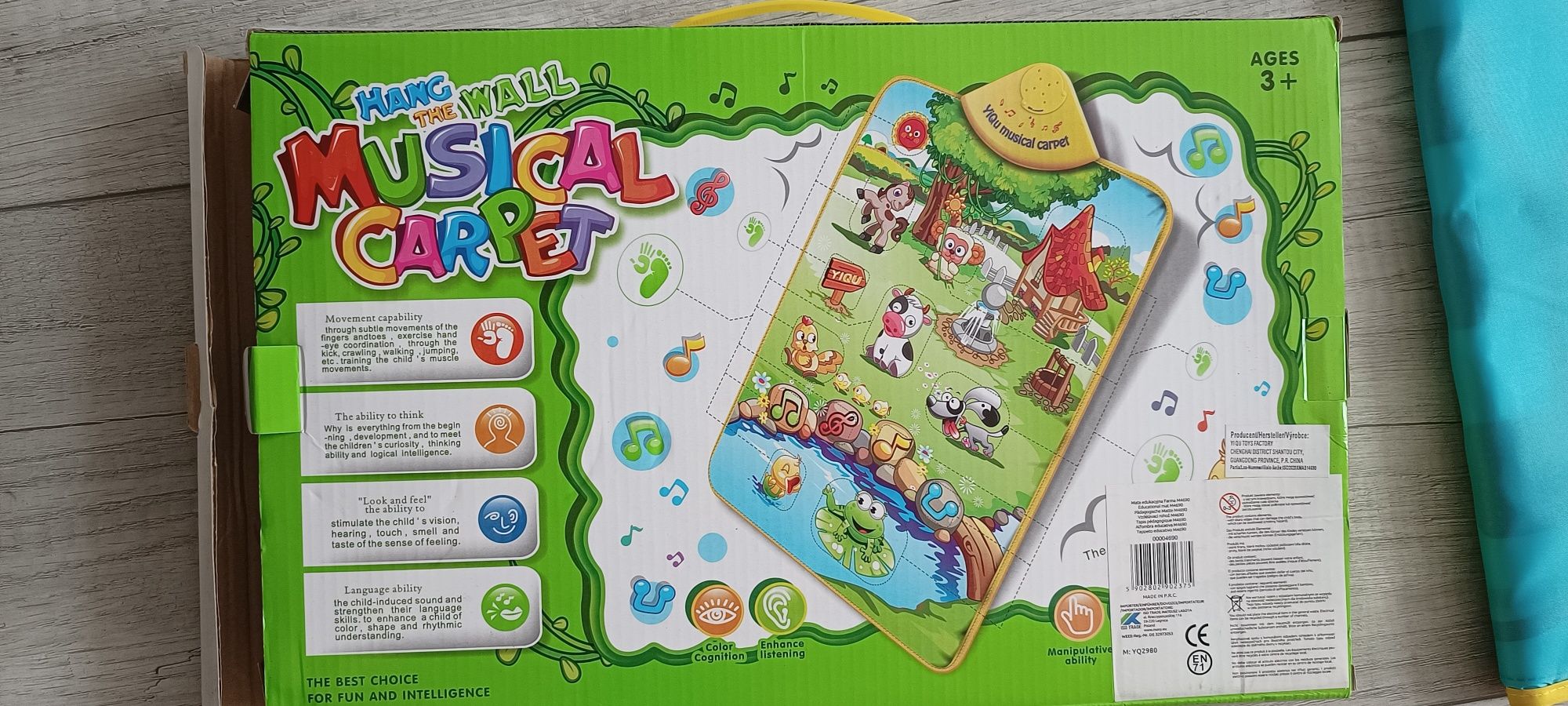 Mata edukacyjna Wesoła Farma musical carpet