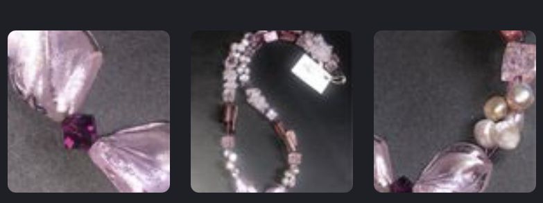 Naszyjnik kamienie naturalne perły kwarc murano swarovski hand made