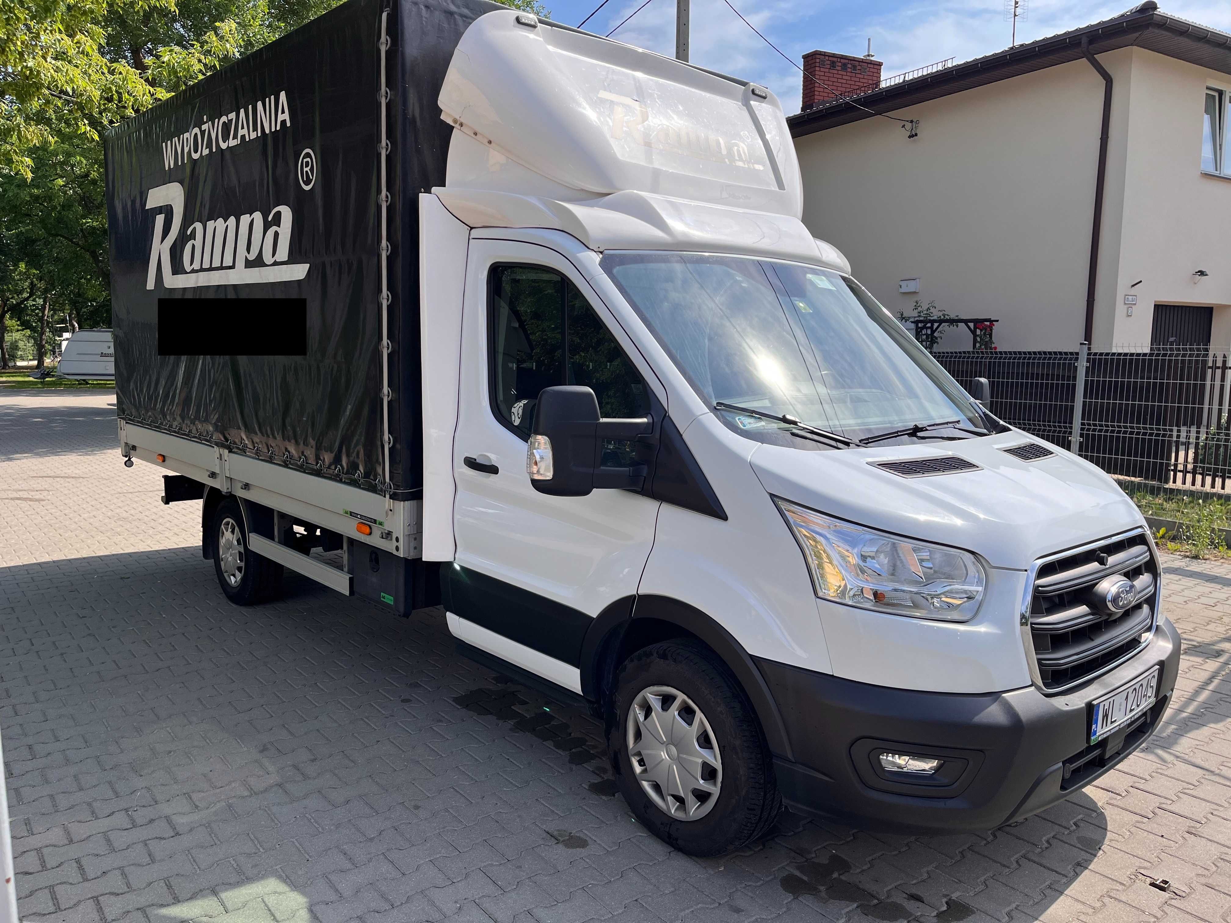 Ford Transit 2,0 PLANDEKA 4,20x2,20 salon Polska 1 właść. GWAR