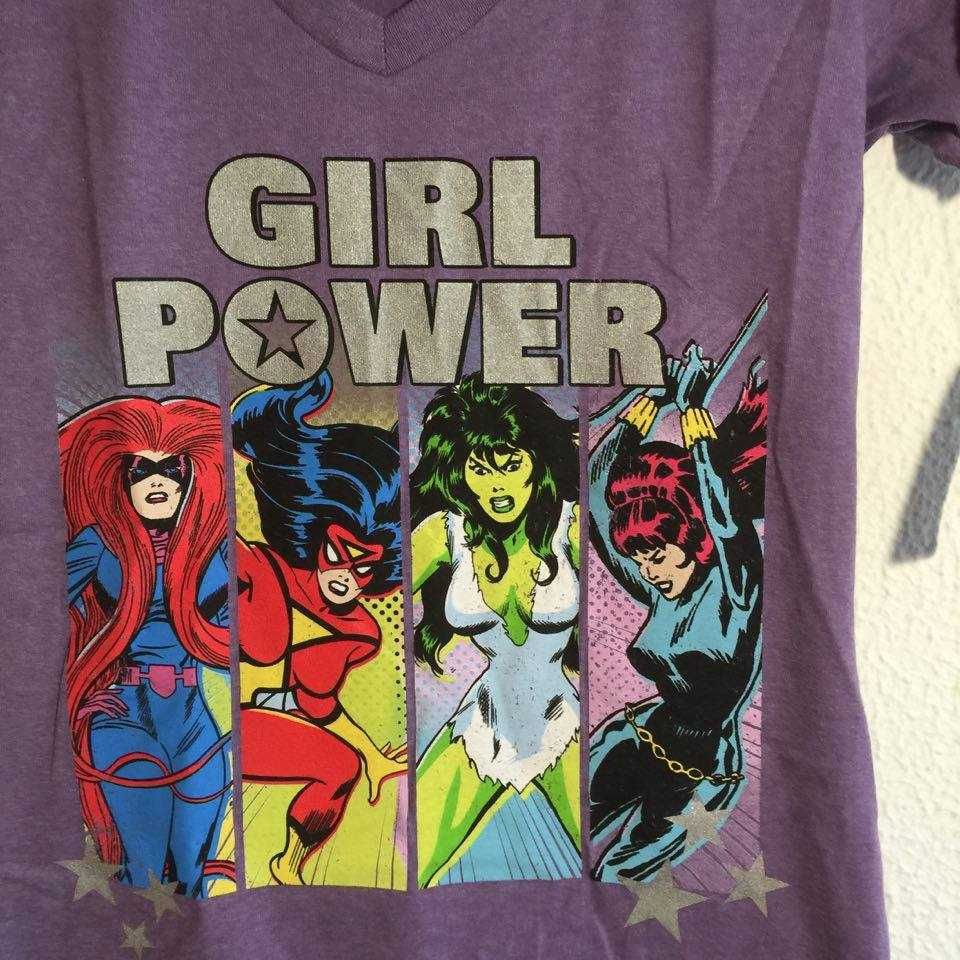 Tshirt Disney Store Girl Power Tam XS