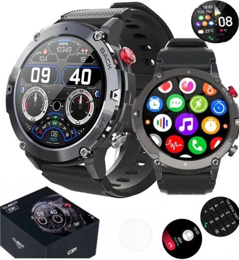 Cubot C21 Smartwatch Zegarek 5atm Puls Rozmowy Tel