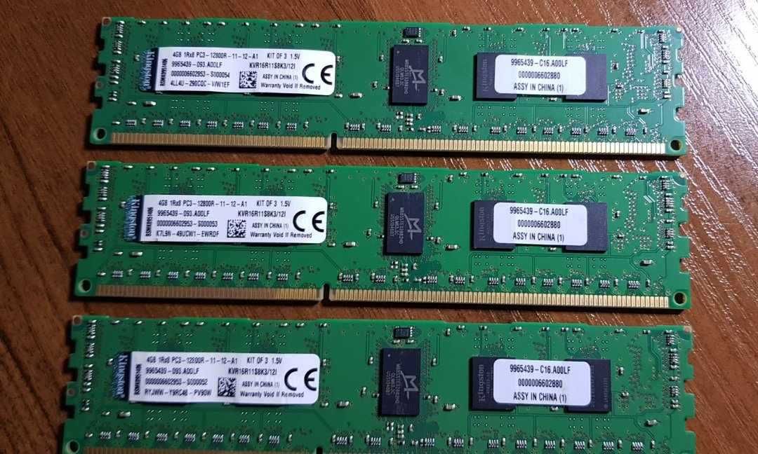 KINGSTON 3x4GB 1600MHz CL11 pamięć RAM DDR3 12GB s082