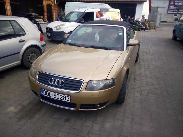 Audi A4 Cabrio 1.8T 163KM 2003r sprawne do poprawek, zamiana.