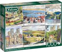 Falcon, puzzle 1000 elementów " The Beautiful North". Kompletne