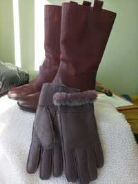 АКЦІЯ! Чоботи жіночі зимові р. 40 + нові шкіряні рукавички у подарунок