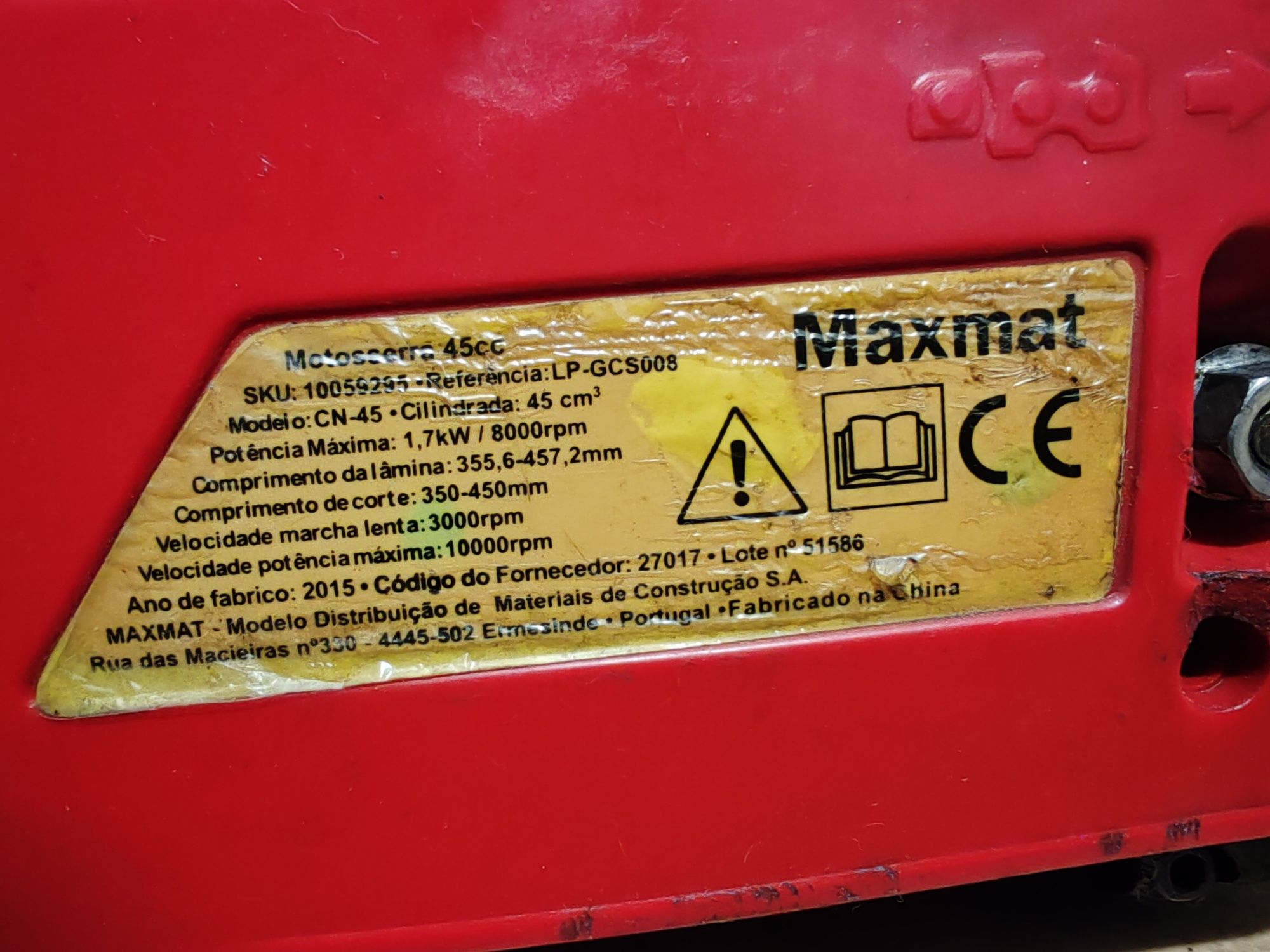 Motoserra MaxMat