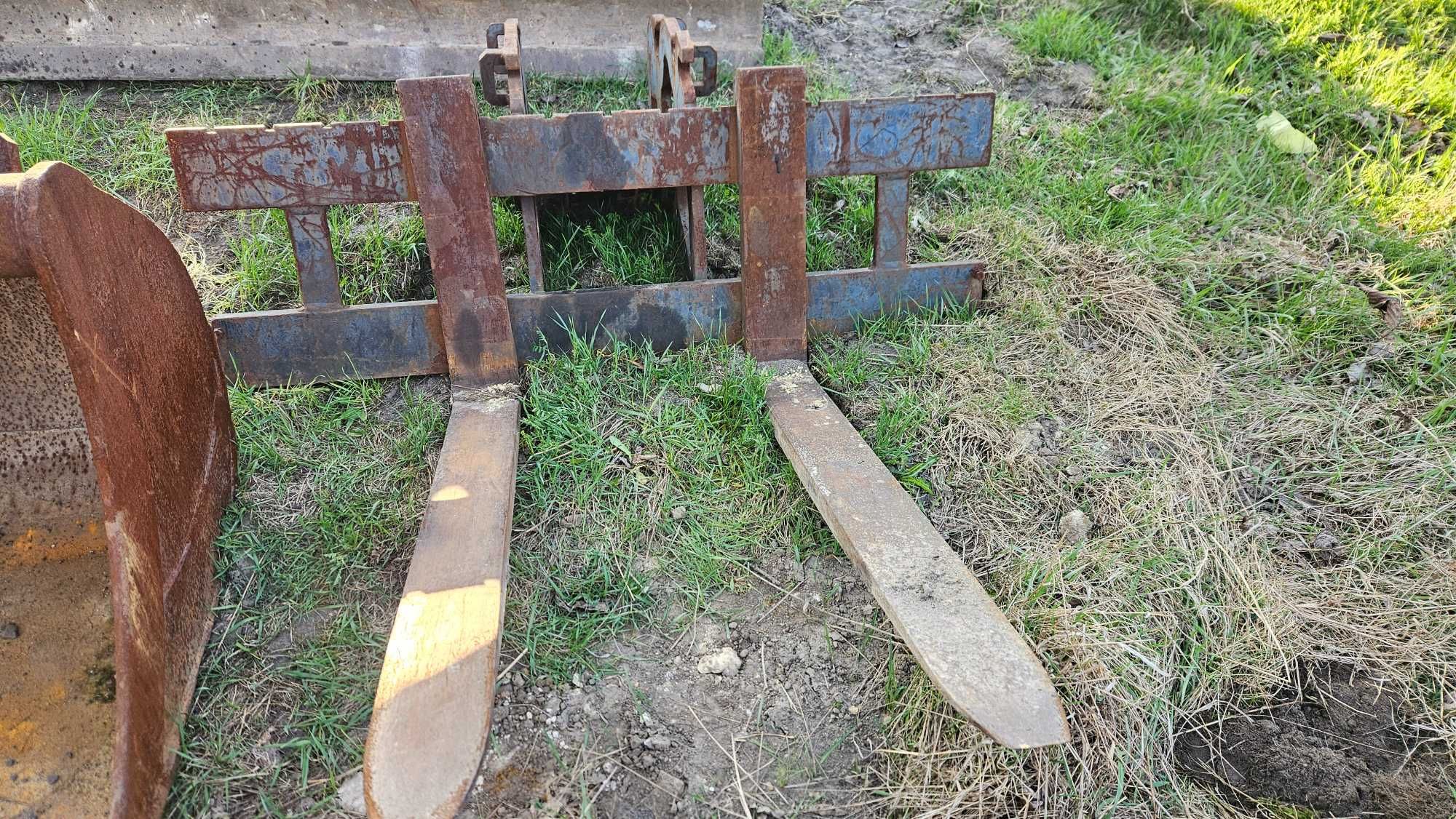 Łyżka verachtert cw10 110cm 80cm skarpówka hydrauliczna 160cm widły 5t