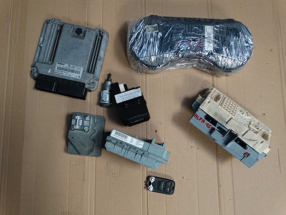 komputer sterownik stacyjka kluczyk zestaw start Alfa Romeo 159 2,2Jts