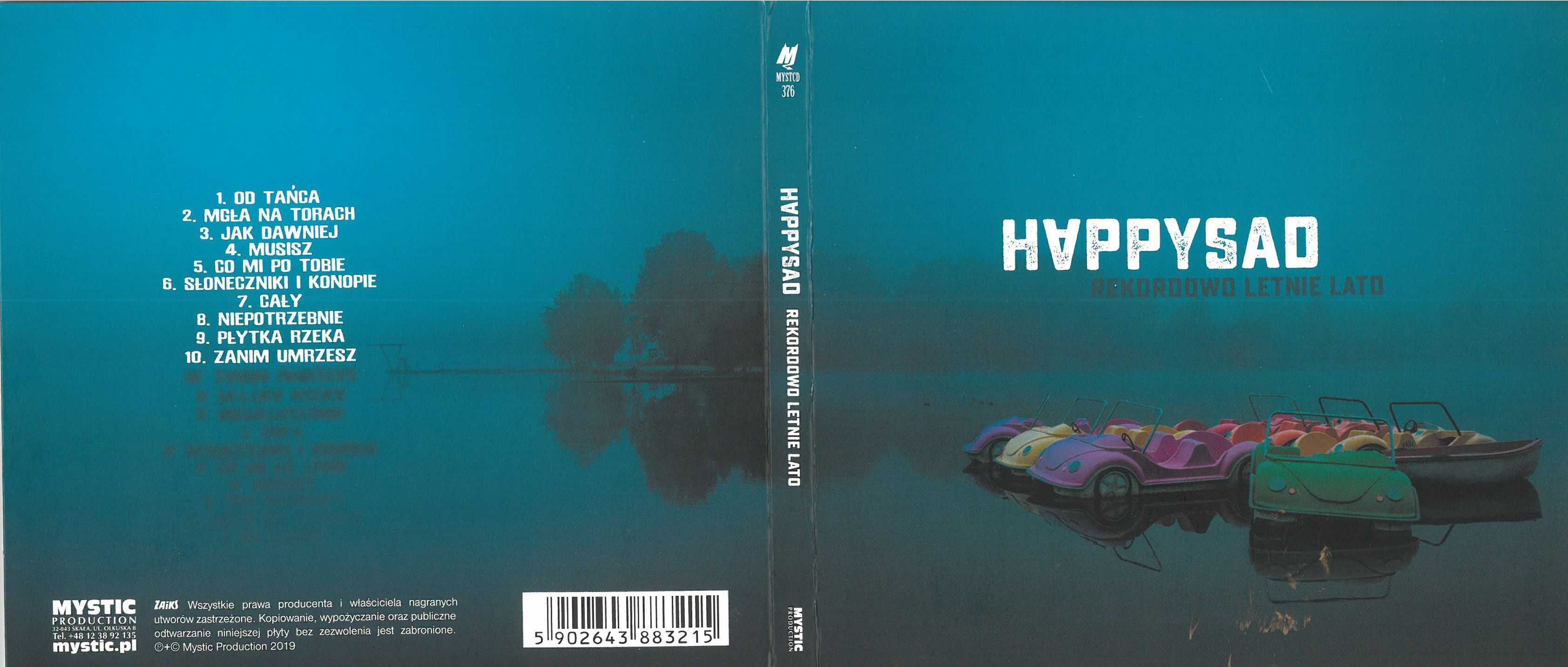 cd Happysad-"Rekordowo letnie lato", płyta nowa, z autografami