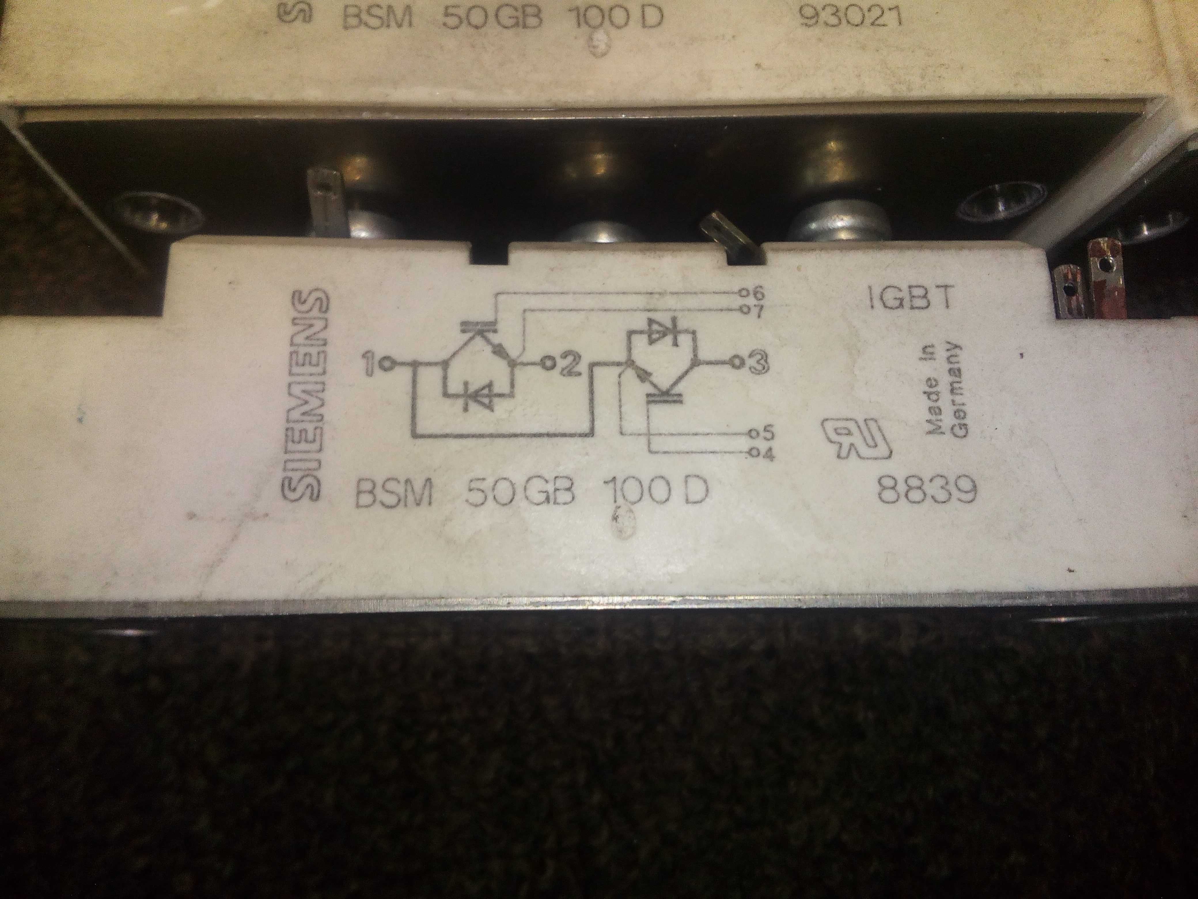 Силовой модуль SIEMENS BSM50GB100D - IGBT