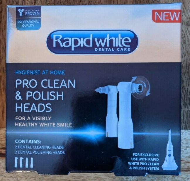 Głowice zamienne końcówki Rapid White Pro Clean & Polish Heads NOWE