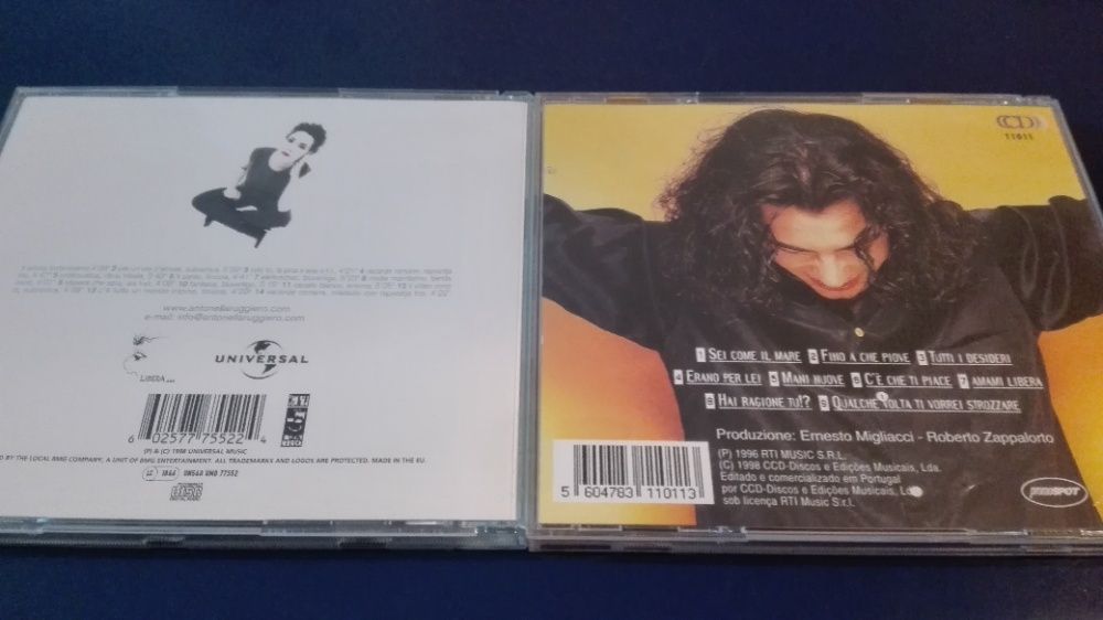 Lote CDs Gianna Nannini – Lara Fabian – Mana