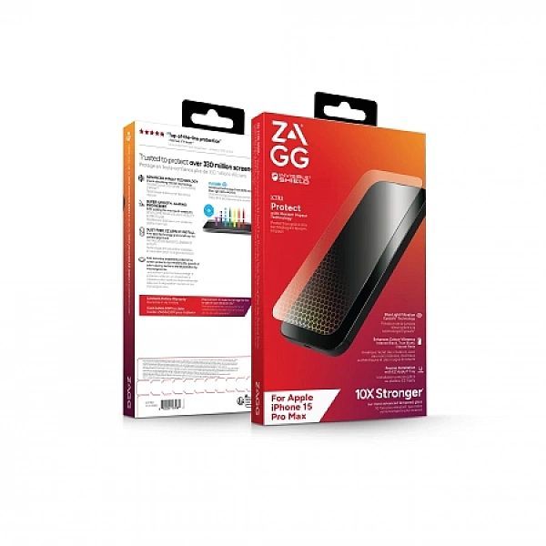 Szkło ochronne Zagg InvisibleShield Glass Xtr3 do iPhone 15 Pro Max z