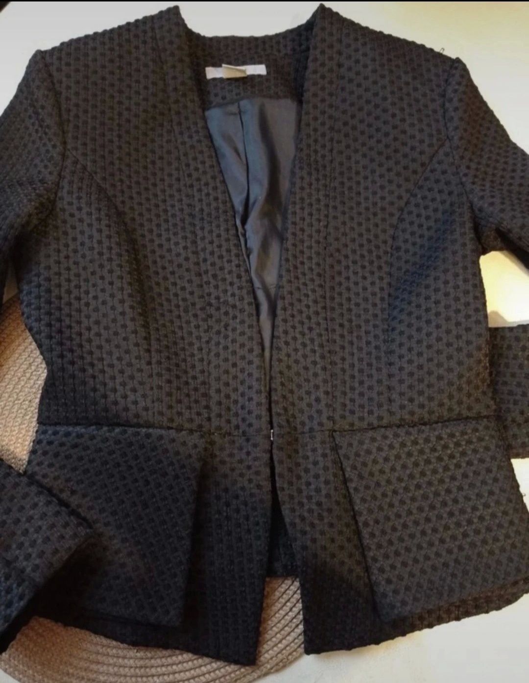 Marynarka żakiet baskinka S h&m