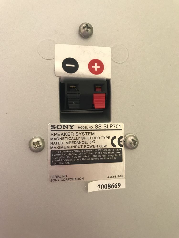 Колонки Sony SS-SLP701 (возможно под ремонт)