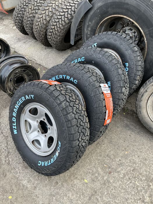 грязева резина 245/75 R15c AT диски 5x139.7 R15 уаз буханка головастик