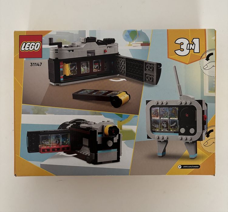 LEGO 31147 - Creator 3w1 Aparat w stylu retro klocki nowe oryginalne