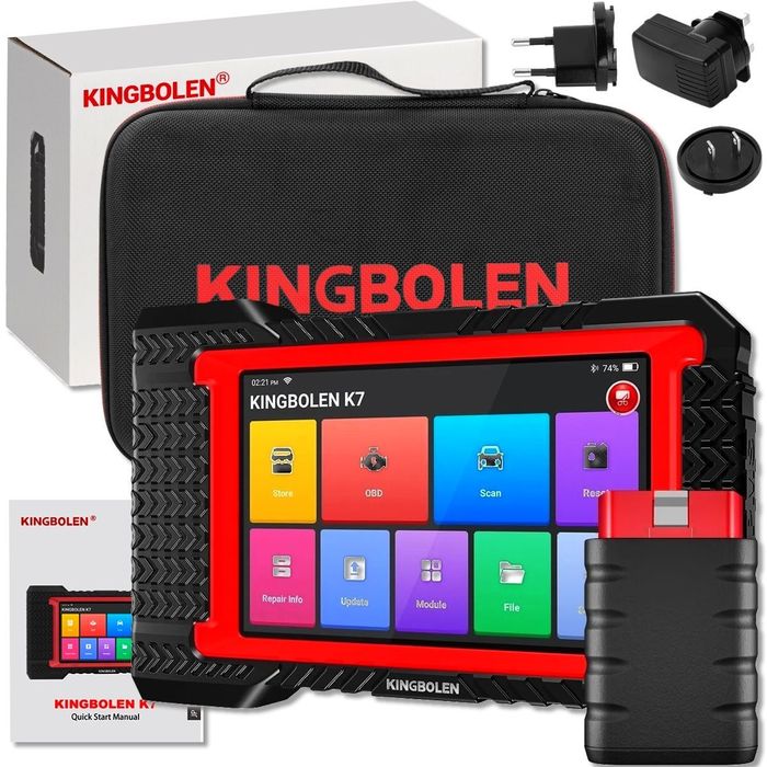 KINGBOLEN K7 TESTER DIAGNOSTYCZNY DOZYŻYWOTNIE BEZPŁATNE AKTUALIZACJE