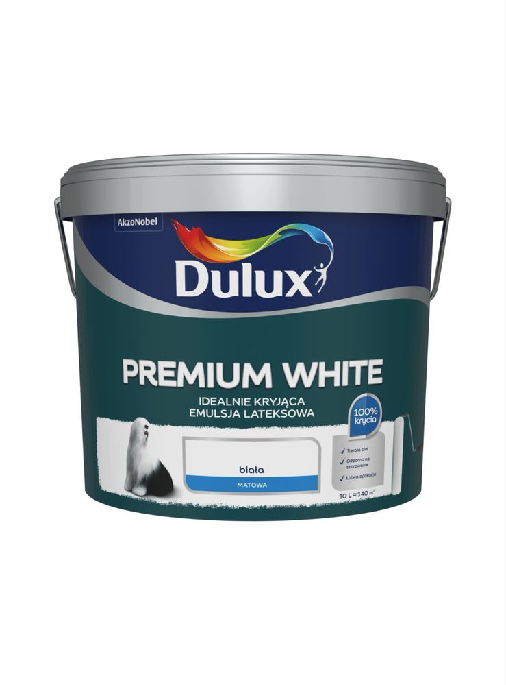 PROMOCJA Dulux Premium White 10 l