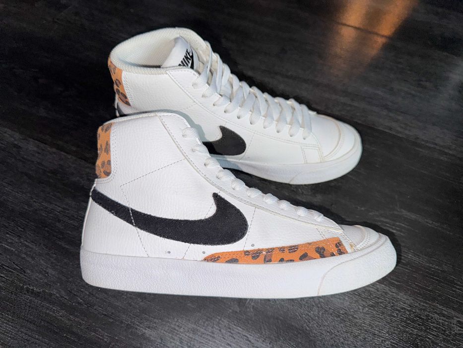 Шкіряні кеди, кросівки nike blazer mid 77 оригінал, р-р 38 уст 24,5 см