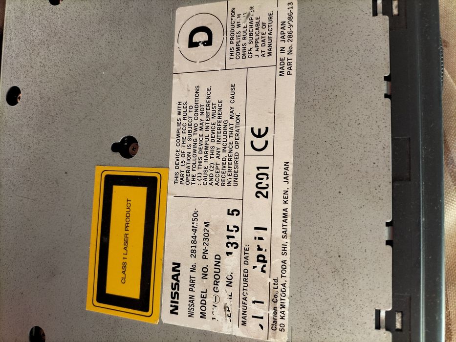 Caixa CD Nissan Navara