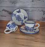 *Filiżanki ceramiczne do espresso  zestaw ceramika Bolesławiec