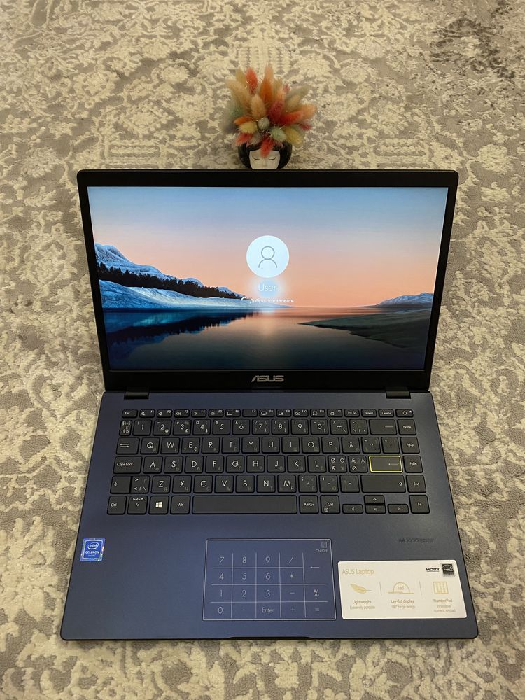 Asus E410MA-EB1078TS 14" Celeron N4020 4GB RAM 64GB SSD