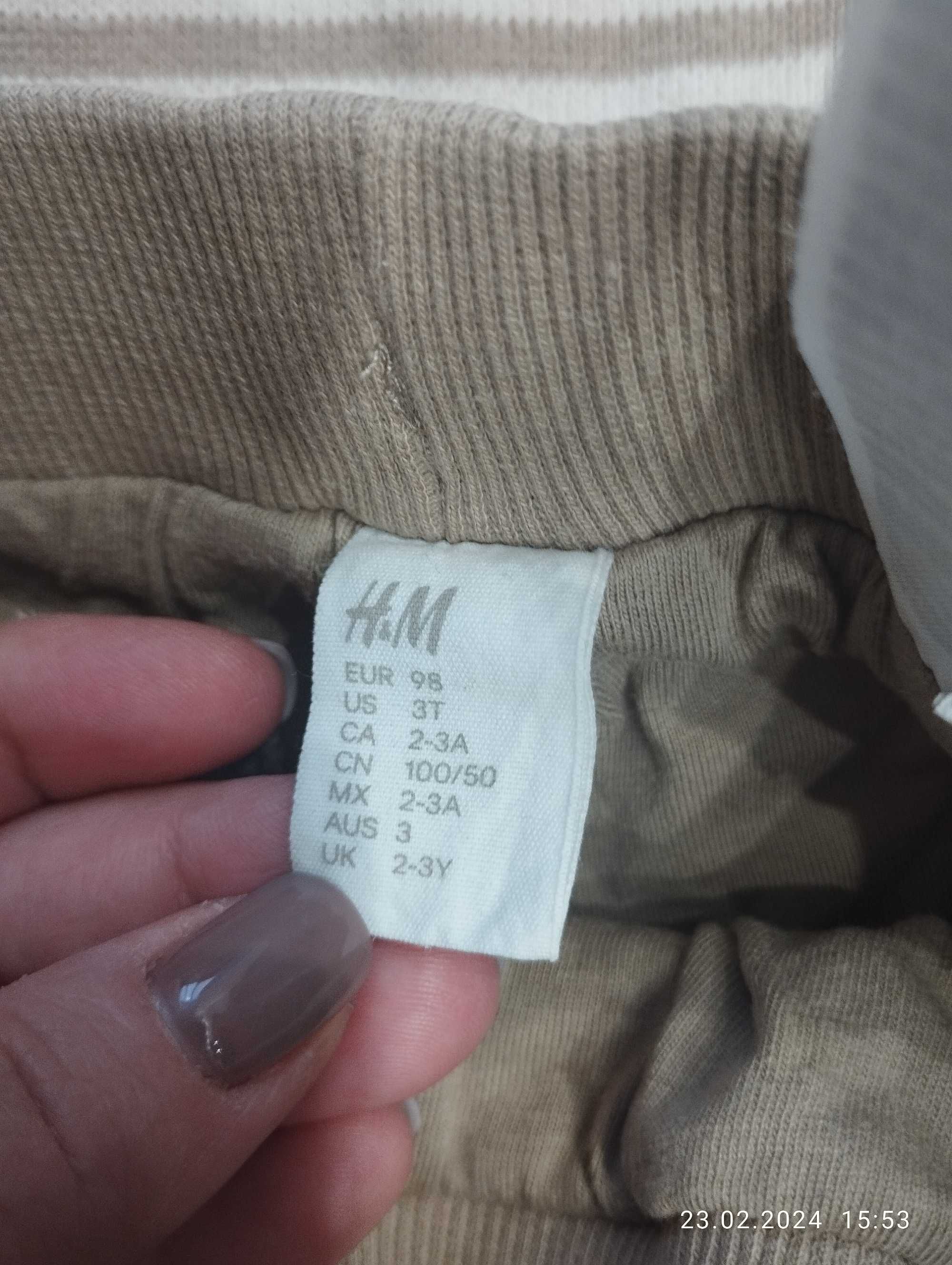 Комплект H&M,джемпер та штани 98р