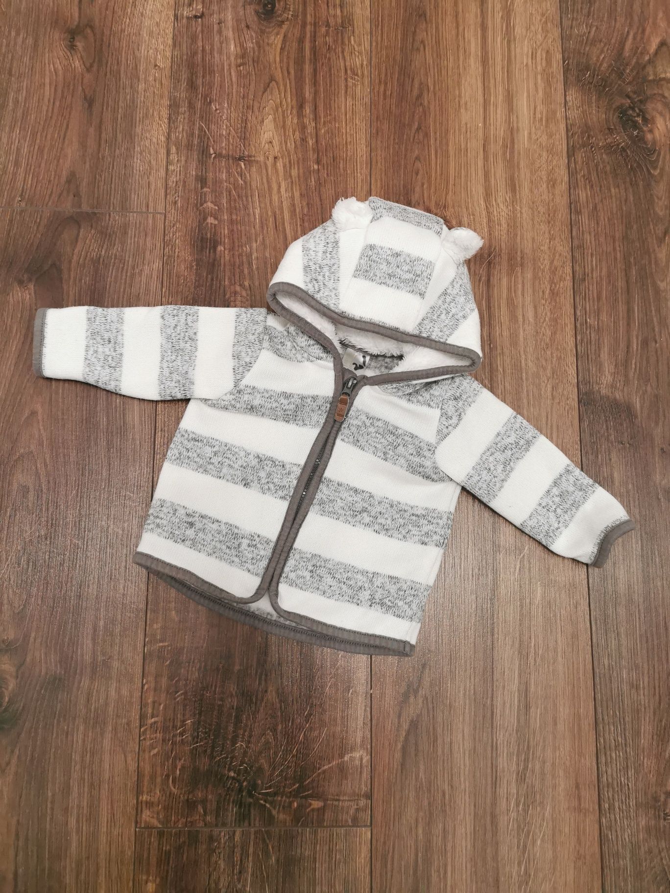 Sweter sweterek bluzka bluza na zamek zasuwana h&m 62