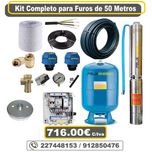 Kit Completo para Furos de água de 50m C/Pré Instalação
