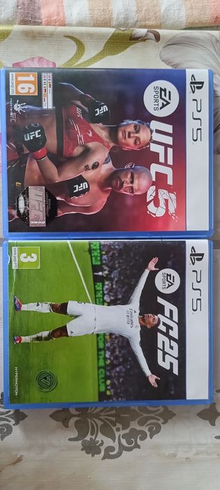 FC 25 і  UFC 5 обидва на російський мові