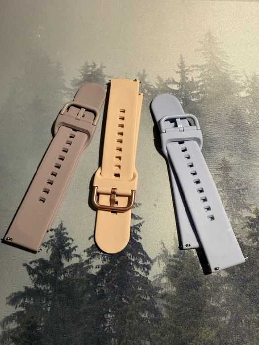 3 opaski na zegarek 22mm, nie noszone