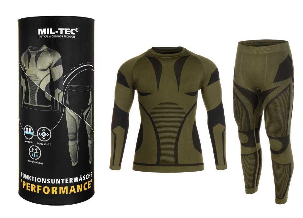 Термобілизна Mil-Tec 4-Way Stretch Performance. Новий товар!