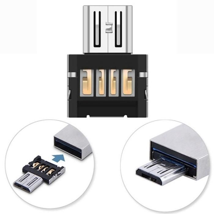 3 sztuki Mini USB 2.0 Micro USB A OTG Adapter