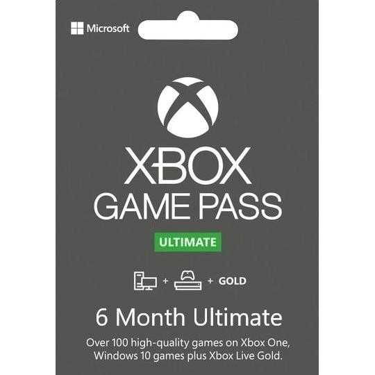 Xbox game pass ultimate 6 months