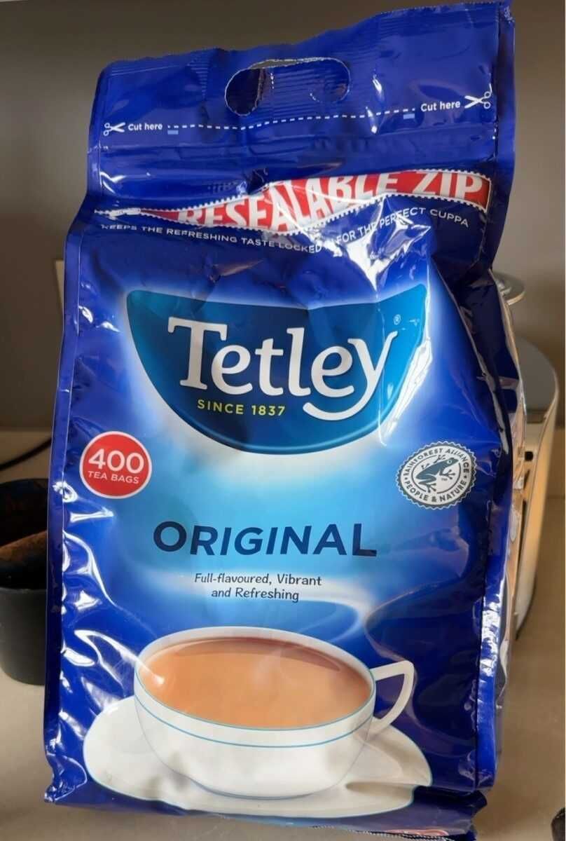 Англійський чорний чай Tetley Original, 400 пакетиків, 1,25 кг